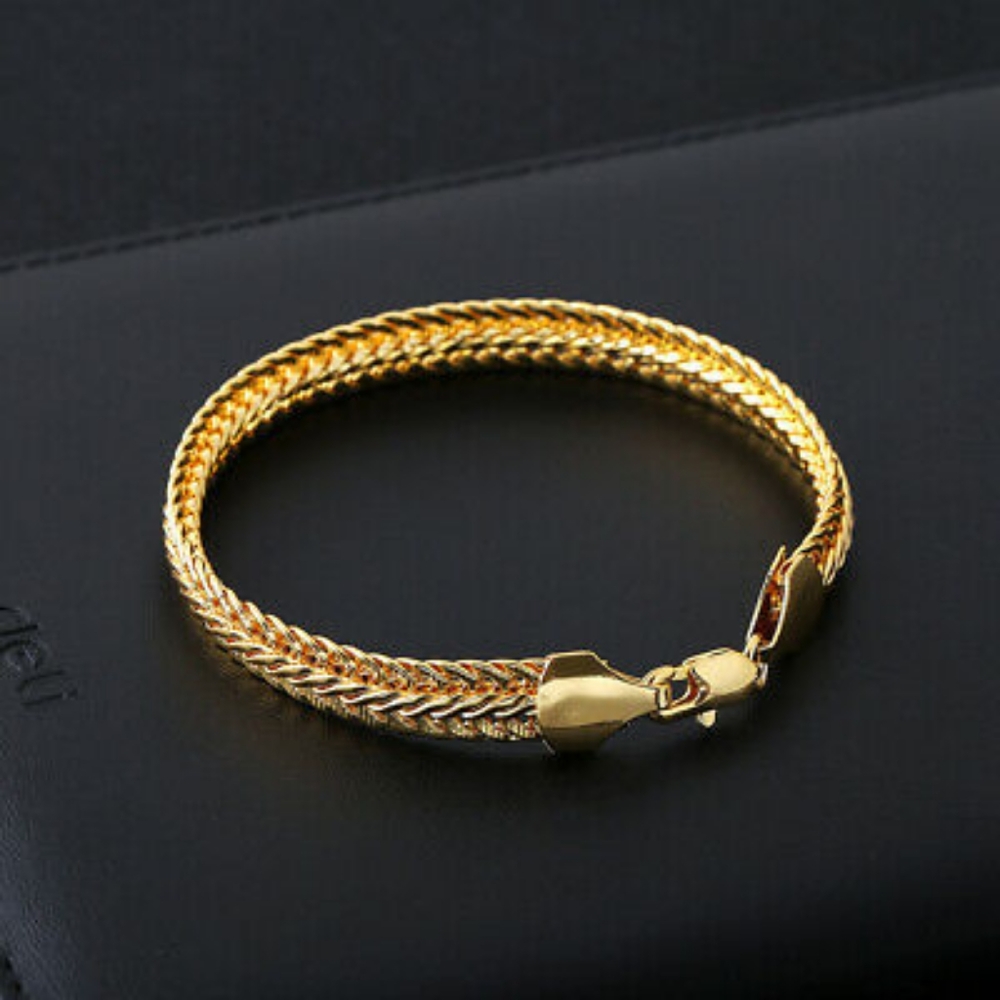 Men's Gold Filled Fashion Chain Bracelet